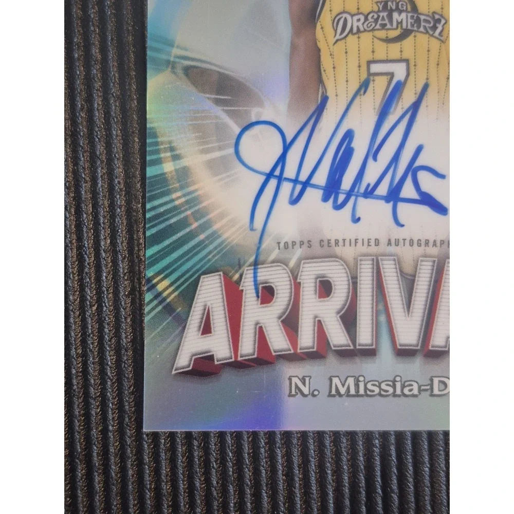 2023 Topps Finest OTE Nathan Missia Dio #FFA-NMD Finest Arrivals Auto Aqua /99